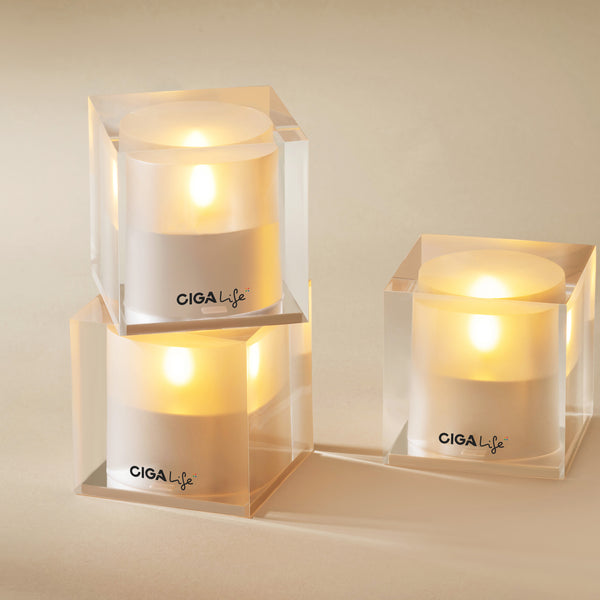 MINI CUBE SOLAR CANDLE